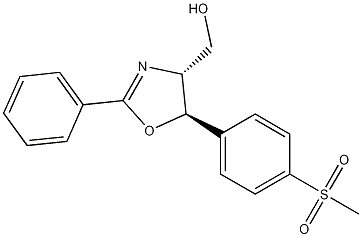 (4R,5R)-4,5-Dihydro-5-[4-(methylsulfonyl)phenyl]-2-phenyl-4-oxazolemethanol CAS#: 96795-00-5