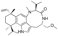 (4S,7S,10R,13R)-10-Ethenyl-1,3,4,5,7,8,10,11,12,13-decahydro-4-(methoxymethyl)-8,10,13-trimethyl-7,13-diisopropyl-6H-benzo[g][1,4]diazonino[7,6,5-cd]indol-6-one CAS#: 90599-28-3