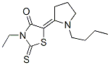 5-(1-butylpyrrolidin-2-ylidene)-3-ethyl-2-thioxothiazolidin-4-one CAS#: 91904-71-1
