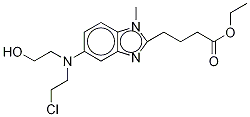 5-[(2-Chloroethyl)(2-hydroxyethyl)aMino]-1-Methyl-1H-benziMidazole-2-butanoic Acid Ethyl Ester CAS#: 898224-95-8