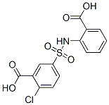 5-[[(2-carboxyphenyl)amino]sulphonyl]-2-chlorobenzoic acid CAS#: 91-36-1