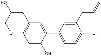 5-(2,3-Dihydroxypropyl)-3'-(2-propenyl)-1,1'-biphenyl-2,4'-diol CAS#: 93697-42-8