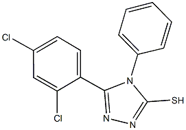 5-(2,4-DICHLOROPHENYL)-4-PHENYL-4H-1,2,4-TRIAZOLE-3-THIOL CAS#: 92151-02-5