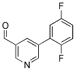 5-(2,5-DIFLUOROPHENYL)NICOTINALDEHYDE CAS#: 887973-84-4