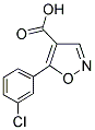 5-(3-CHLOROPHENYL)-ISOXAZOLE-4-CARBOXYLIC ACID CAS#: 887408-08-4