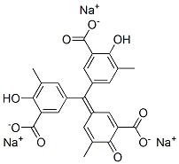 5-[(3-carboxy-4-hydroxy-5-tolyl)(3-carboxy-5-methyl-4-oxo-2,5-cyclohexadien-1-ylidene)methyl]-3-methyl-salicylic acid, sodium salt CAS#: 94109-83-8