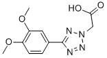 5-(3,4-DIMETHOXYPHENYL)-2H-TETRAZOL-2-YL]ACETIC ACID CAS#: 91759-61-4