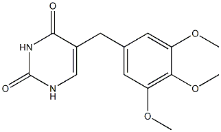 5-[(3,4,5-Trimethoxyphenyl)methyl]-2,4(1H,3H)-pyrimidinedione CAS#: 93885-69-9
