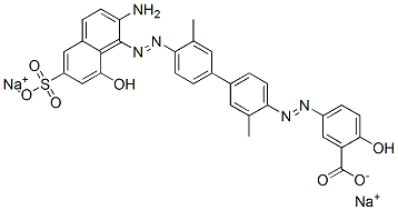 5-[[4'-[(2-amino-8-hydroxy-6-sulpho-1-naphthyl)azo]-3,3'-dimethyl[1,1'-biphenyl]-4-yl]azo]salicylic acid, sodium salt CAS#: 94022-44-3