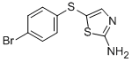 5-[(4-BROMOPHENYL)SULFANYL]-1,3-THIAZOL-2-YLAMINE CAS#: 90484-42-7