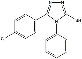 5-(4-CHLORO-PHENYL)-4-PHENYL-4H-[1,2,4]TRIAZOLE-3-THIOL CAS#: 93300-54-0