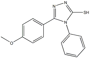 5-(4-METHOXY-PHENYL)-4-PHENYL-4H-[1,2,4]TRIAZOLE-3-THIOL CAS#: 91759-68-1