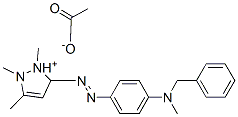 5-[[4-(benzylmethylamino)phenyl]azo]-1,2,3-trimethyl-1H-pyrazolium acetate CAS#: 93686-62-5