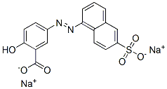 5-[(6-sulpho-1-naphthyl)azo]salicylic acid, sodium salt CAS#: 94109-81-6