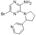 5-BROMO-3-(2-PYRIDIN-3-YL-PYRROLIDIN-1-YL)-PYRAZIN-2-YLAMINE CAS#: 893612-17-4