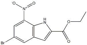 5-BroMo-7-nitroindole-2-carboxylic acid ethyl ester CAS#: 91119-28-7