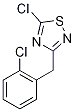 5-Chloro-3-[(2-chlorophenyl)methyl]-1,2,4-thiadiazole, 1-Chloro-2-[(5-chloro-1,2,4-thiadiazol-3-yl)methyl]benzene CAS#: 90418-15-8