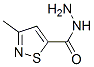 5-Isothiazolecarboxylic  acid,  3-methyl-,  hydrazide CAS#: 98142-86-0