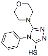 5-MORPHOLIN-4-YL-4-PHENYL-4H-1,2,4-TRIAZOLE-3-THIOL CAS#: 94971-19-4