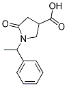 5-OXO-1-(1-PHENYL-ETHYL)-PYRROLIDINE-3-CARBOXYLIC ACID CAS#: 96449-93-3