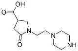 5-OXO-1-(2-PIPERAZIN-1-YL-ETHYL)-PYRROLIDINE-3-CARBOXYLIC ACID CAS#: 887405-33-6