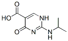 5-Pyrimidinecarboxylic acid, 1,4-dihydro-2-[(1-methylethyl)amino]-4-oxo- (9CI) CAS#: 98594-72-0