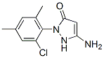5-amino-2-(2-chloro-4,6-dimethylphenyl)-2,-dihydro-3H-pyrazol-3-one CAS#: 94247-40-2