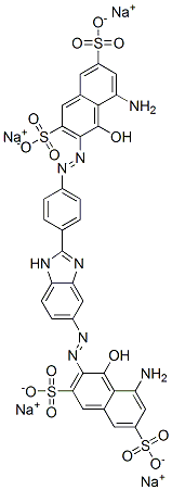 5-amino-3-[[4-[5-[(8-amino-1-hydroxy-3,6-disulpho-2-naphthyl)azo]-1H-benzimidazol-2-yl]phenyl]azo]-4-hydroxynaphthalene-2,7-disulphonic acid, sodium salt CAS#: 94133-89-8