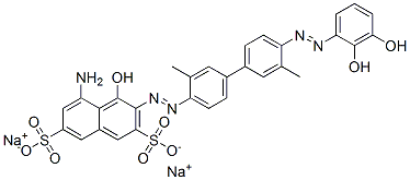 5-amino-3-[[4'-[(dihydroxyphenyl)azo]-3,3'-dimethyl[1,1'-biphenyl]-4-yl]azo]-4-hydroxynaphthalene-2,7-disulphonic acid, sodium salt CAS#: 93918-27-5