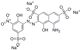 5-amino-4-hydroxy-3-[(2-hydroxy-3-nitro-5-sulphophenyl)azo]naphthalene-2,7-disulphonic acid, sodium salt CAS#: 93892-26-3