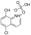 5-chloro-8-hydroxyquinolinium hydrogen sulphate CAS#: 93804-18-3