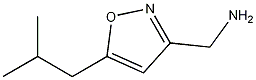 [(5-isobutylisoxazol-3-yl)methyl]amine CAS#: 893639-01-5