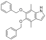 5,6-BIS-BENZYLOXY-4,7-DIMETHYLINDOLE CAS#: 97073-53-5