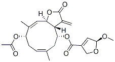 (5S)-2,5-Dihydro-5-methoxy-3-furancarboxylic acid (3aR,4R,6E,9S,10Z,11aR)-9-(acetyloxy)-2,3,3a,4,5,8,9,11a-octahydro-6,10-dimethyl-3-methylene-2-oxocyclodeca[b]furan-4-yl ester CAS#: 95297-85-1