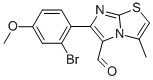 6-(2-BROMO-4-METHOXYPHENYL)-3-METHYLIMIDAZO[2,1-B]THIAZOLE-5-CARBOXALDEHYDE CAS#: 891658-56-3