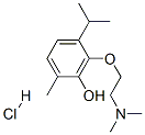 6-[2-(dimethylamino)ethoxy]-5-isopropyl-o-cresol hydrochloride CAS#: 93940-18-2
