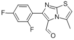 6-(2,4-DIFLUOROPHENYL)-3-METHYLIMIDAZO[2,1-B]THIAZOLE-5-CARBOXALDEHYDE CAS#: 891654-88-9