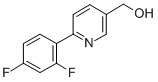 [6-(2,4-DIFLUOROPHENYL)PYRIDIN-3-YL]METHANOL CAS#: 887974-78-9