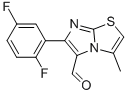 6-(2,5-DIFLUOROPHENYL)-3-METHYLIMIDAZO[2,1-B]THIAZOLE-5-CARBOXALDEHYDE CAS#: 891655-02-0