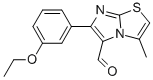 6-(3-ETHOXYPHENYL)-3-METHYLIMIDAZO[2,1-B]THIAZOLE-5-CARBOXALDEHYDE CAS#: 891653-95-5