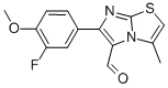 6-(3-FLUORO-4-METHOXYPHENYL)-3-METHYLIMIDAZO[2,1-B]THIAZOLE-5-CARBOXALDEHYDE CAS#: 891655-91-7