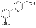 (6-[3-(TRIMETHYLSILYL)PHENYL]PYRIDIN-3-YL)METHANOL CAS#: 887974-82-5