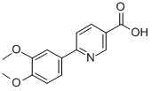 6-(3,4-Dimethoxyphenyl)-nicotinic acid CAS#: 887976-58-1