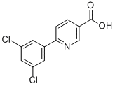 6-(3,5-Dichlorophenyl)-nicotinic acid CAS#: 887976-70-7