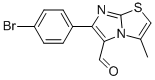 6-(4-BROMOPHENYL)-3-METHYLIMIDAZO[2,1-B]THIAZOLE-5-CARBOXALDEHYDE CAS#: 891667-56-4