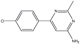 6-(4-Chlorophenyl)-2-Methylpyrimidin-4-Amine CAS#: 91349-35-8