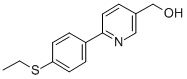 (6-[4-(ETHYLTHIO)PHENYL]PYRIDIN-3-YL)METHANOL CAS#: 887974-58-5