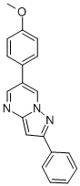 6-(4-METHOXY-PHENYL)-2-PHENYL-PYRAZOLO[1,5-A]PYRIMIDINE CAS#: 893613-49-5