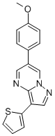 6-(4-METHOXY-PHENYL)-3-THIOPHEN-2-YL-PYRAZOLO[1,5-A]PYRIMIDINE CAS#: 893613-13-3