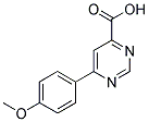 6-(4-METHOXY-PHENYL)-PYRIMIDINE-4-CARBOXYLIC ACID CAS#: 887407-76-3